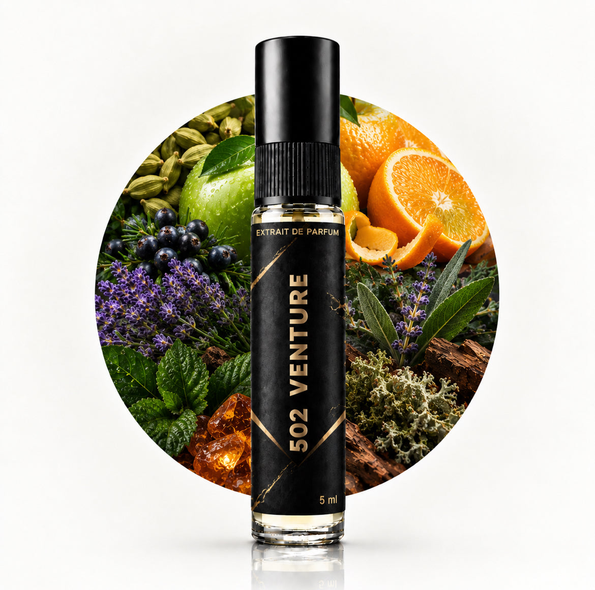Impression of 502 Venture | 5ml Perfume Tester for Men | Fresh Citrus Woody