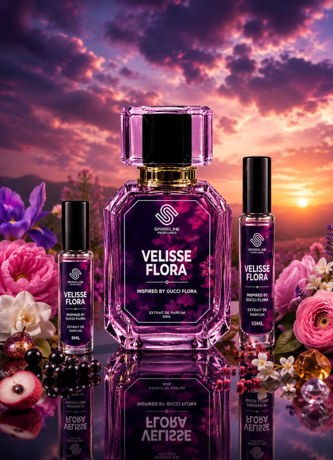 Gucci Flora Inspired Perfume | 50ml Extrait De Parfum | Sparkline
