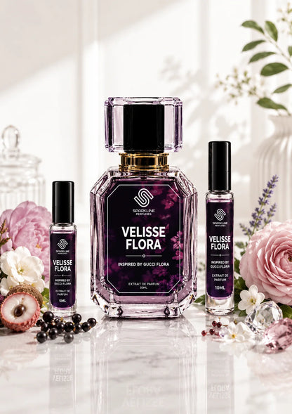 Gucci Flora Inspired Perfume | 50ml Extrait De Parfum | Sparkline
