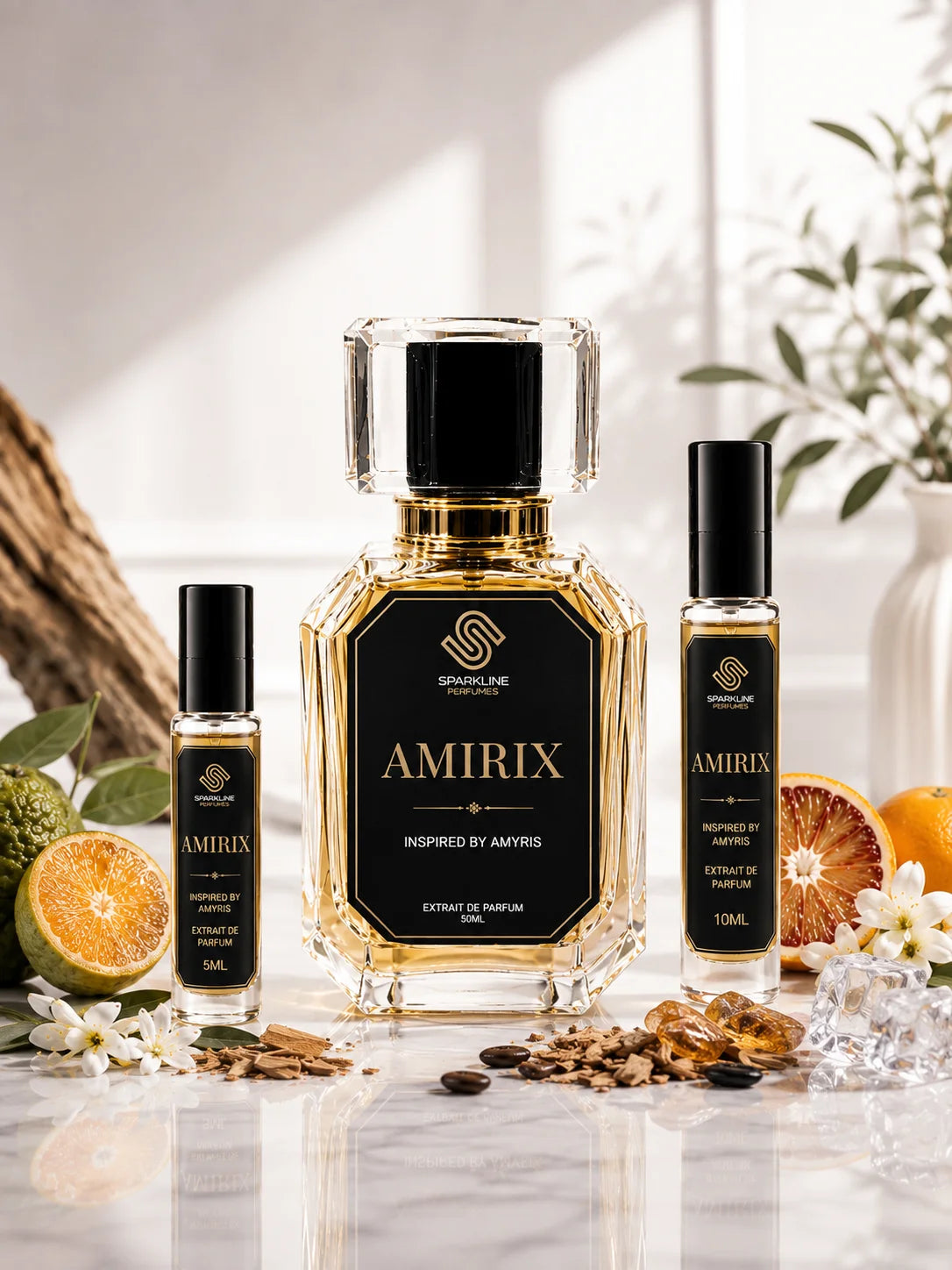 Amyris Inspired Perfume | 50ml Extrait De Parfum | Sparkline