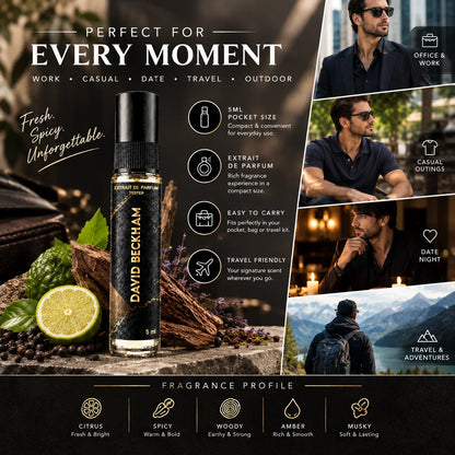 Impression of David Beckham | 5ml Perfume Tester for Men | Fresh Spicy Woody