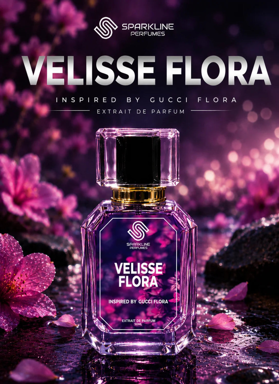 Gucci Flora Inspired Perfume | 50ml Extrait De Parfum | Sparkline
