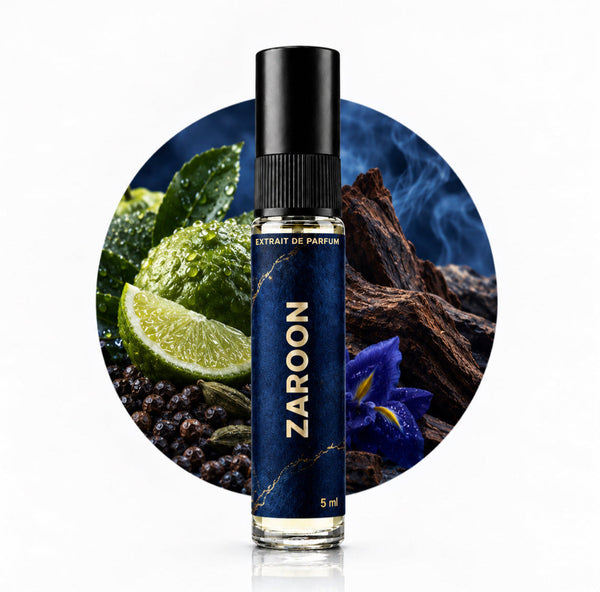 Impression of Zarar Blue | 5ml Perfume Tester for Men | Fresh Aquatic