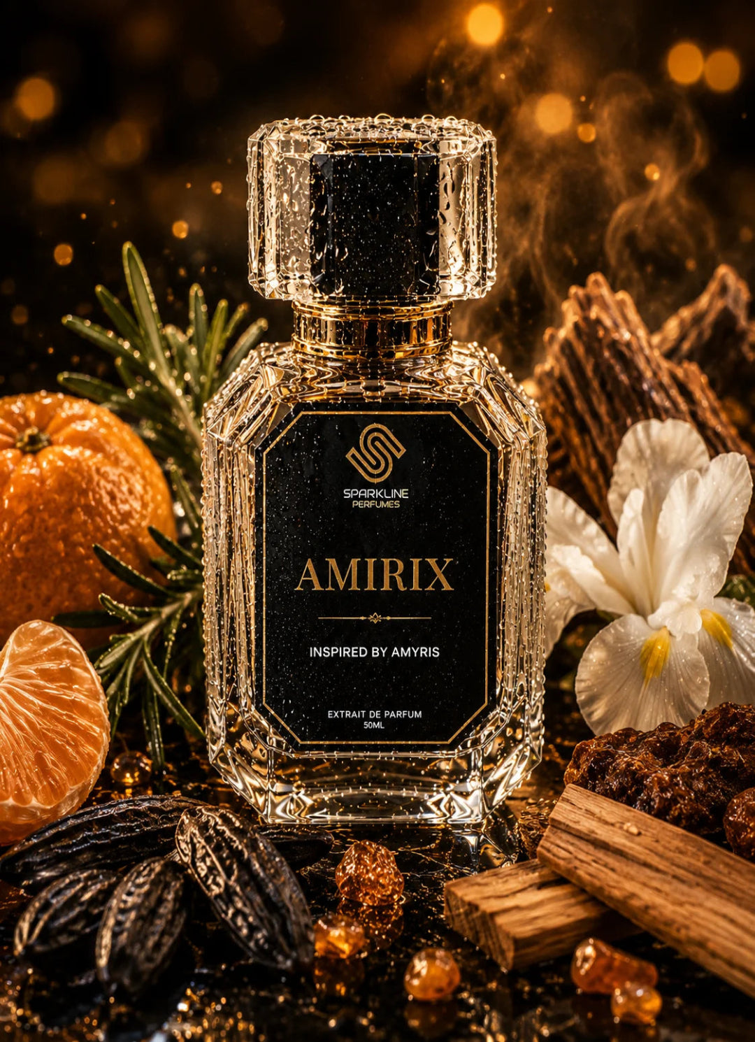 Amyris Inspired Perfume | 50ml Extrait De Parfum | Sparkline
