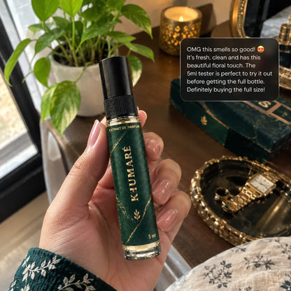 Impression of J. Khumar | 5ml Perfume Tester for Men | Warm Woody Aromatic